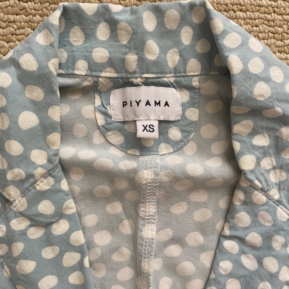 Polka Dot Pajama Set - Blue - Picture 2 of 8